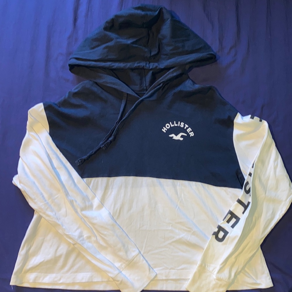 Hollister crop hoodie